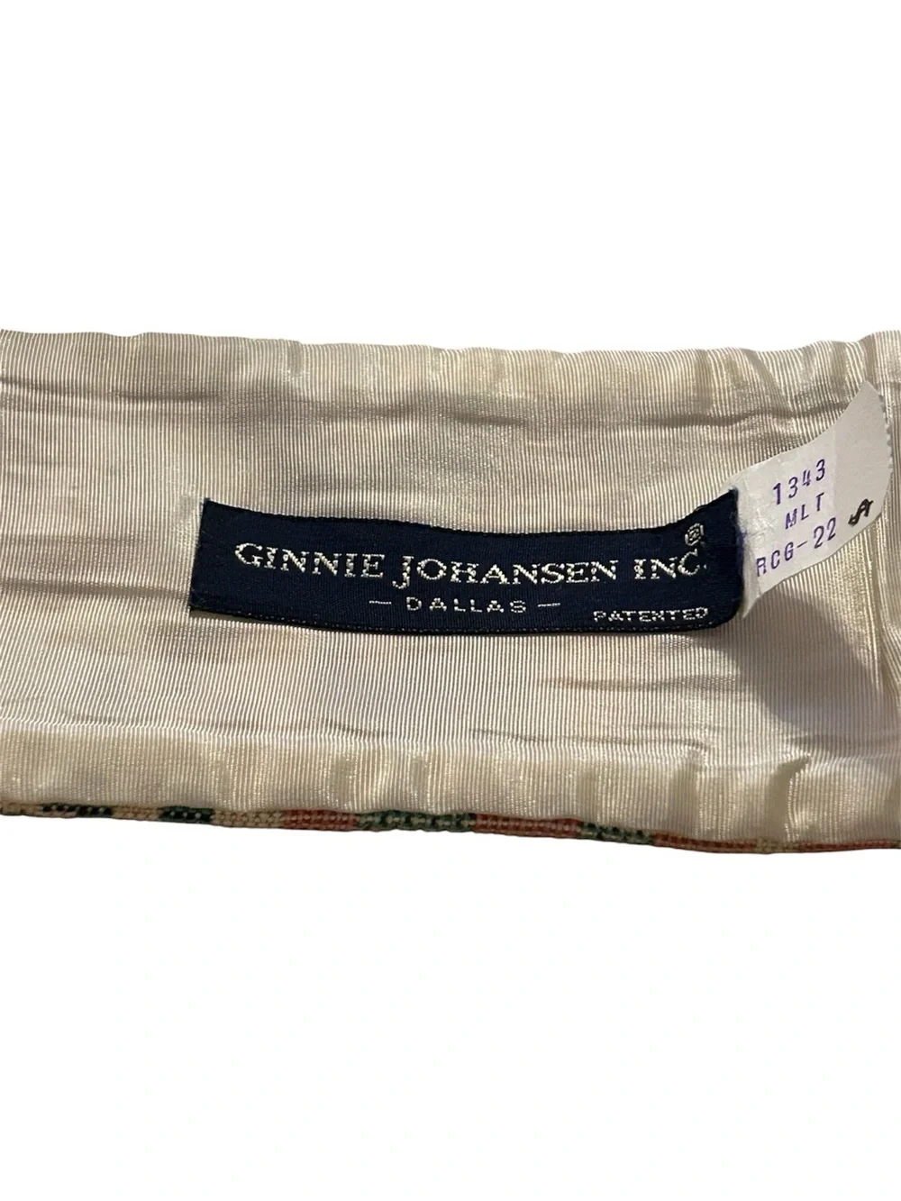 Vintage Ginnie Johansen Tapestry Belt
